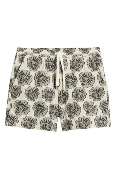 RIZORT RIZORT HIBISCUS FLORAL DRAWSTRING SHORTS