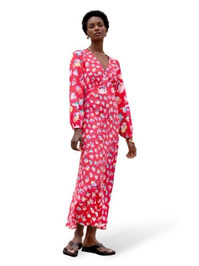 RO&ZO RO&ZO FLORAL AND SPOT MIX DRESS