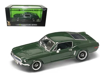 ROAD SIGNATURE 1968 FORD MUSTANG GT GREEN 1/43 DIECAST CAR MODEL SIGNATURE SERIES BY ROAD SIGNATURE