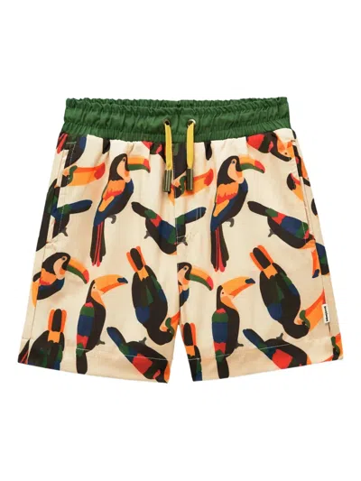 ROARSOME GRAPHIC-PRINT SWIM SHORTS