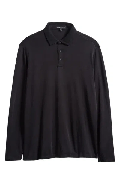 ROBERT BARAKETT ROBERT BARAKETT GEORGIA LONG SLEEVE PIMA COTTON POLO