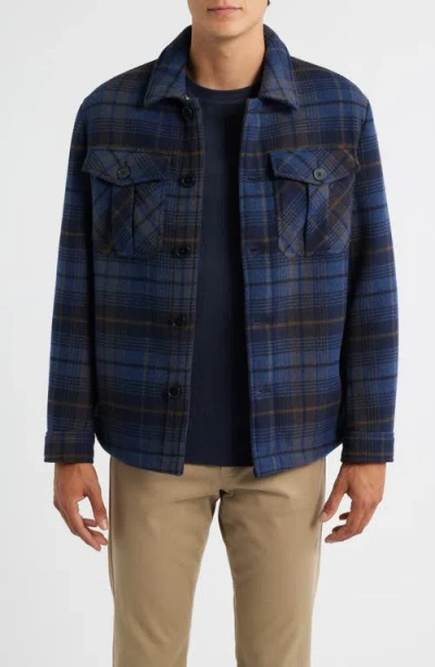 ROBERT BARAKETT ROBERT BARAKETT KADEN PLAID OVERSHIRT