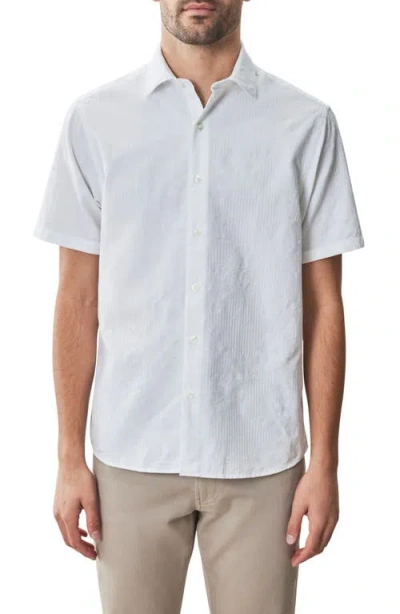 ROBERT BARAKETT ROBERT BARAKETT SILVERLAKE SHORT SLEEVE WOVEN BUTTON-UP SHIRT