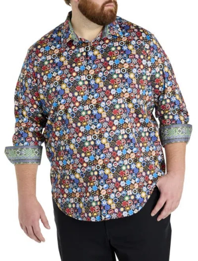 ROBERT GRAHAM DXL ROBERT GRAHAM DXL BIG & TALL  HIGHROLLER SPORT SHIRT