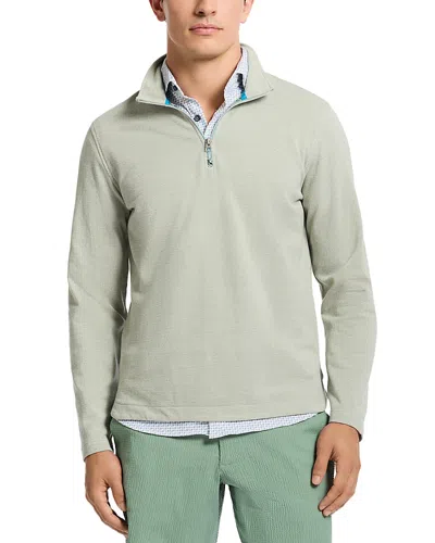 ROBERT GRAHAM HOBSON QUARTER ZIP SWEATER