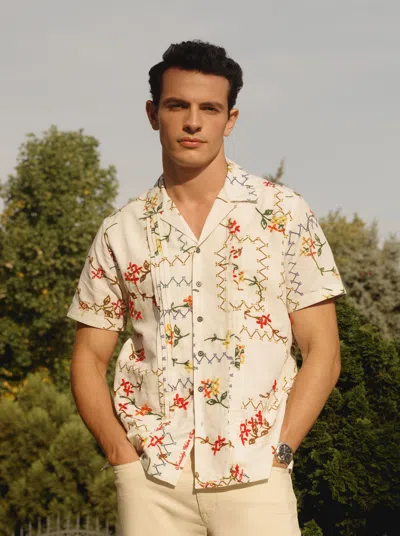 ROBERT GRAHAM ROBERT GRAHAM MARETTIMO SHORT SLEEVE BUTTON DOWN SHIRT