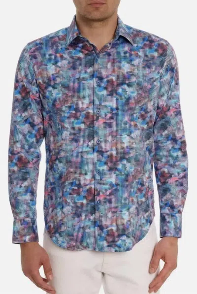 ROBERT GRAHAM OUTER BANKS PRINTED LONG SLEEVE BUTTON FRONT SHIRT IN MULTI