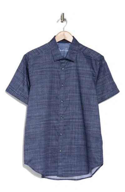 ROBERT GRAHAM ROBERT GRAHAM ROTH SHORT SLEEVE COTTON BUTTON-UP SHIRT