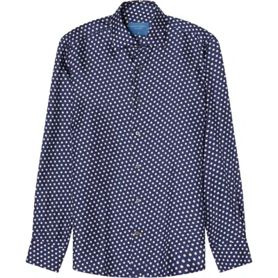 ROBERT TALBOTT ROBERT TALBOTT REYNOLDS SIGNATURE SILK SPOT SHIRT