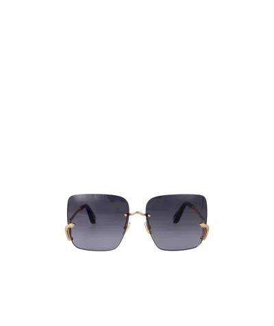 ROBERTO CAVALLI ROBERTO CAVALLI SQUARE FRAME RIMLESS SUNGLASSES