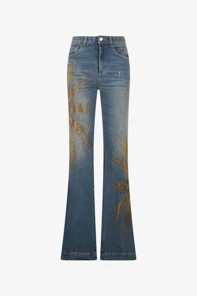 ROBERTO CAVALLI JEANS MIT STRASS