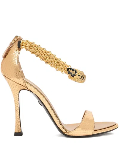 ROBERTO CAVALLI JEWEL TIGERS SANDALS