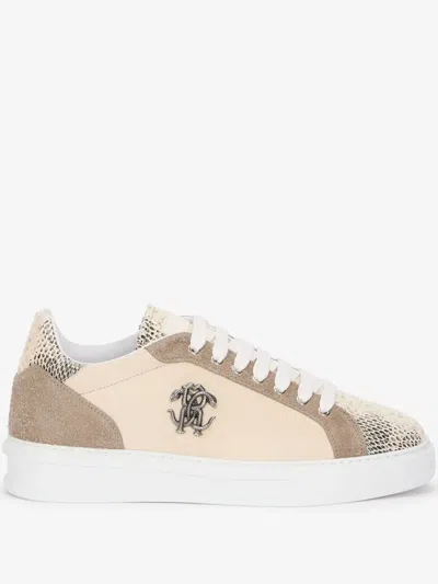 ROBERTO CAVALLI LACE-UP SNEAKERS