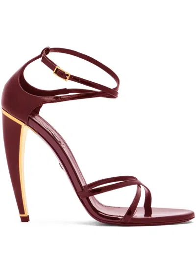 ROBERTO CAVALLI LEATHER SANDALS