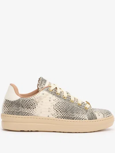 ROBERTO CAVALLI LEATHER SNEAKERS