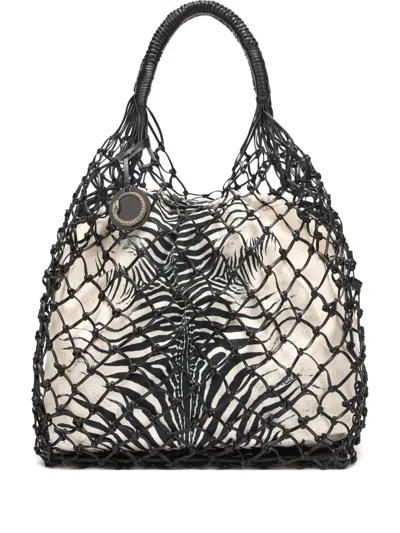 ROBERTO CAVALLI NET TOTE BAG