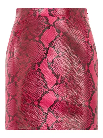 ROBERTO CAVALLI PYTHON-PRINT MINI SKIRT
