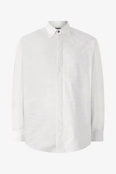 ROBERTO CAVALLI SEIDENHEMD MIT PRINT TIGER SKIN