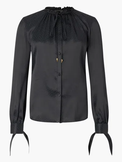 ROBERTO CAVALLI SNAKE-PRINT BLOUSE