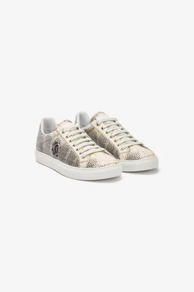 ROBERTO CAVALLI SNEAKERS MIT PRINT COBRA