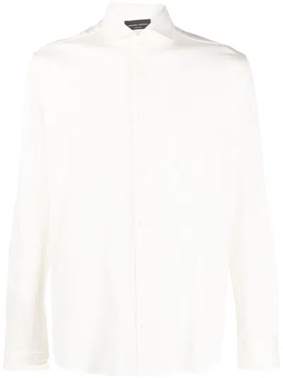 ROBERTO COLLINA LONG-SLEEVE COTTON SHIRT