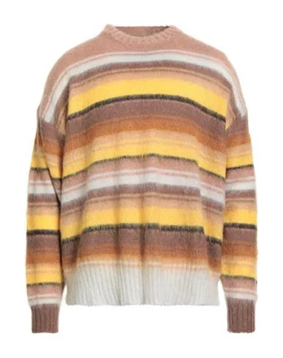 ROBERTO COLLINA ROBERTO COLLINA MAN SWEATER ANTIQUE ROSE SIZE 38 MOHAIR WOOL, NYLON, WOOL