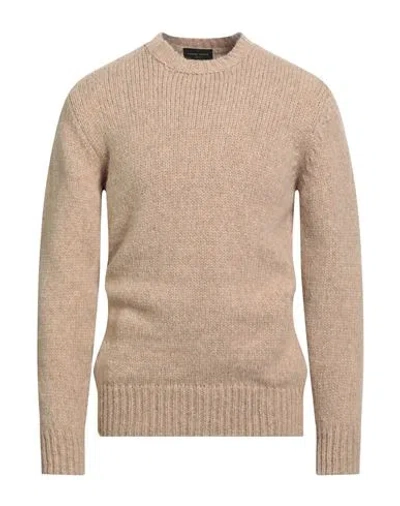 ROBERTO COLLINA ROBERTO COLLINA MAN SWEATER BEIGE SIZE 44 BABY ALPACA WOOL, NYLON, WOOL