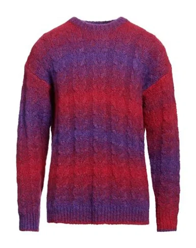 ROBERTO COLLINA ROBERTO COLLINA MAN SWEATER RED SIZE 42 BABY ALPACA WOOL, NYLON