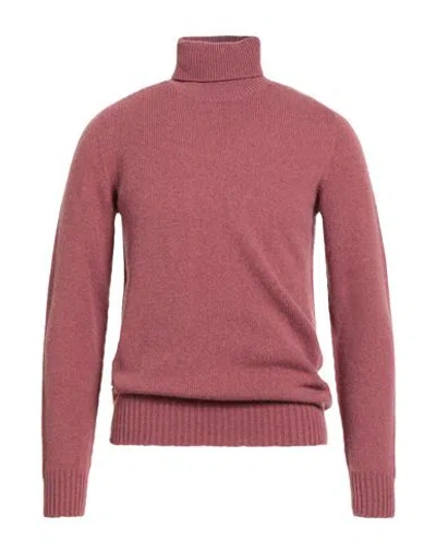 ROBERTO COLLINA ROBERTO COLLINA MAN TURTLENECK ANTIQUE ROSE SIZE 44 CASHMERE, ALPACA WOOL