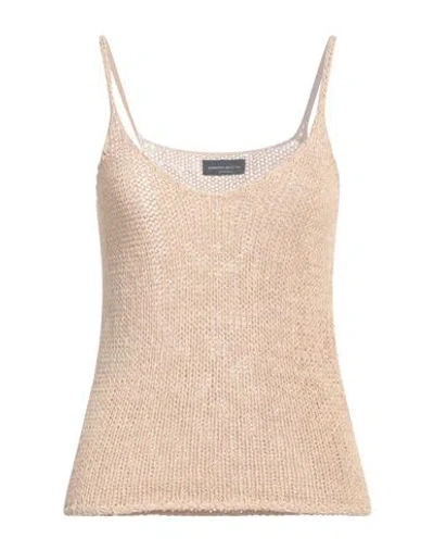 ROBERTO COLLINA ROBERTO COLLINA WOMAN TOP BEIGE SIZE S COTTON, POLYAMIDE
