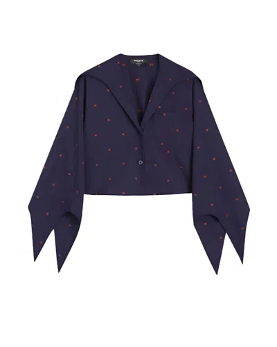 ROCHAS SAILOR-COLLAR SHIRT