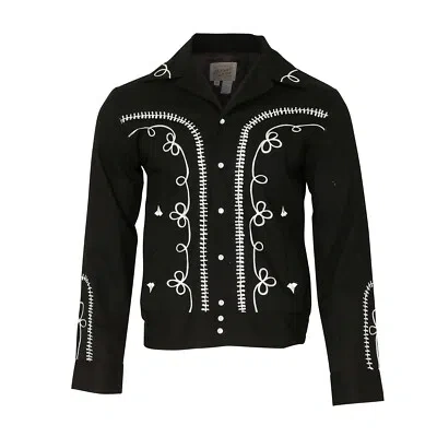 ROCKMOUNT ROCKMOUNT HERREN VINTAGE WESTERN GABARDINE BOLERO JACKE