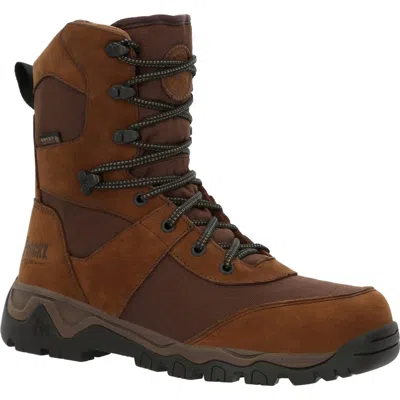 ROCKY MEN'S RED MOUNTAIN WATERPROOF 400G INSULATED OUTDOOR BOOT - WIDE WIDTH IN BROWN