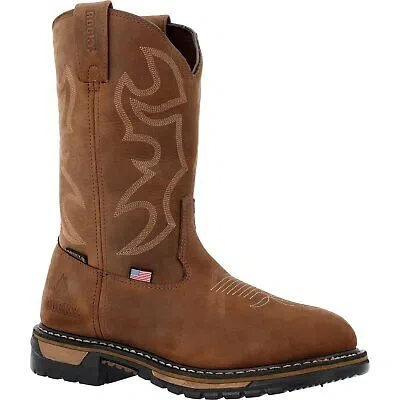 ROCKY ROCKY ORIGINAL RIDE USA STEEL TOE WESTERN BOOT