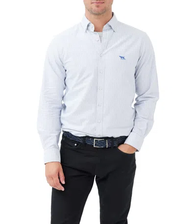 RODD & GUNN GUNN OXFORD STRIPE SPORTS FIT SHIRT