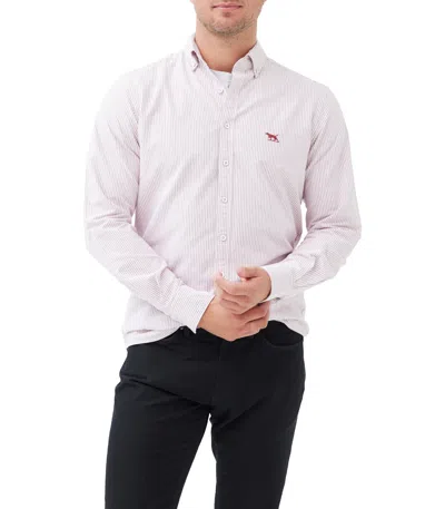 RODD & GUNN GUNN OXFORD STRIPE SPORTS FIT SHIRT