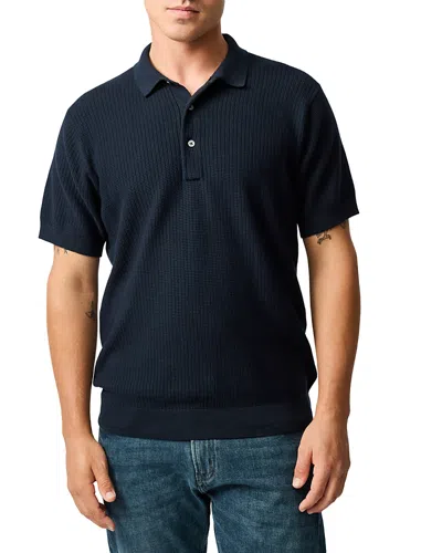 RODD & GUNN FORBES TEXTURED POLO SHIRT