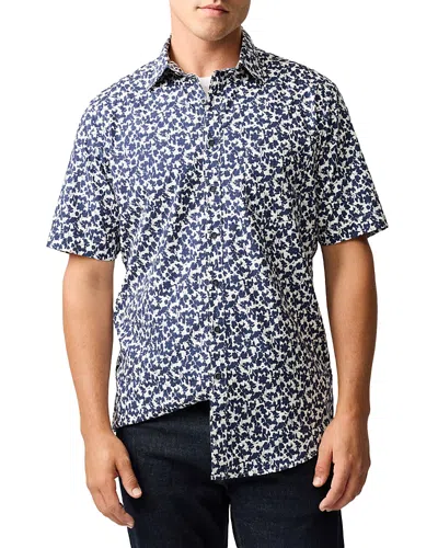 RODD & GUNN JAMEISON BAY PRINTED BUTTON FRONT SHIRT
