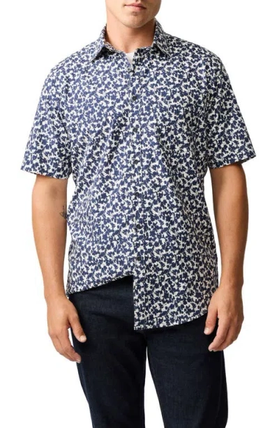 RODD & GUNN RODD & GUNN JAMEISON BAY FLORAL SHORT SLEEVE COTTON BUTTON-UP SHIRT