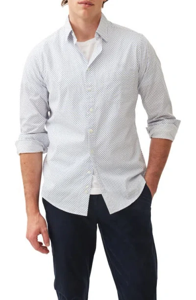 RODD & GUNN RODD & GUNN SAMSON BAY SPORTS FIT DIAMOND PRINT COTTON BUTTON-UP SHIRT