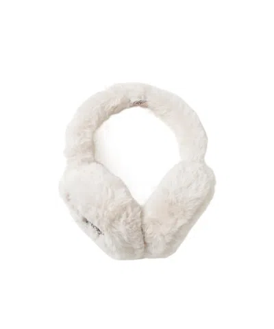 ROGER VIVIER EFFLORESCENCE EARMUFF IN FAUX FUR