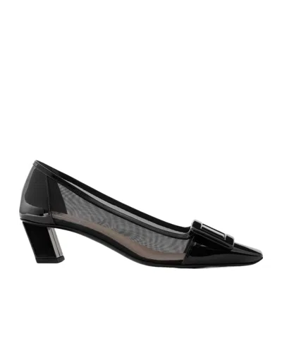 ROGER VIVIER BELLE VIVIER PUMPS IN PATENT LEATHER