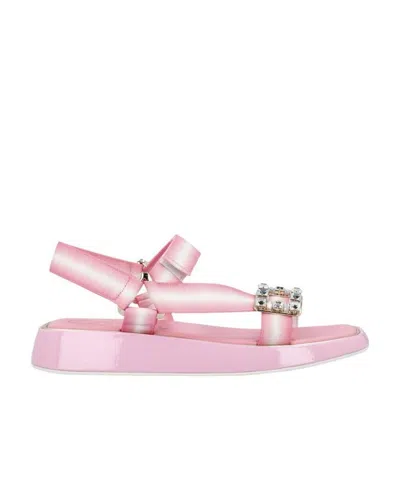 ROGER VIVIER ROGER VIVIER BUCKLE OPEN-TOE SANDALS