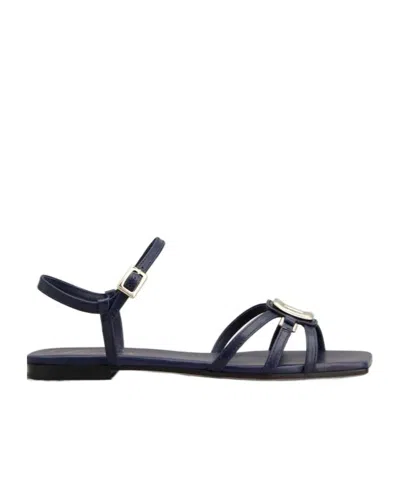 ROGER VIVIER VIV' BY THE SEA SANDALS IN LEATHER