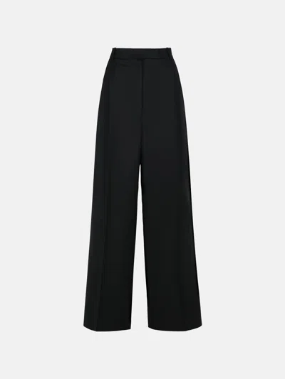 ROHE BLACK WOOL PANTS