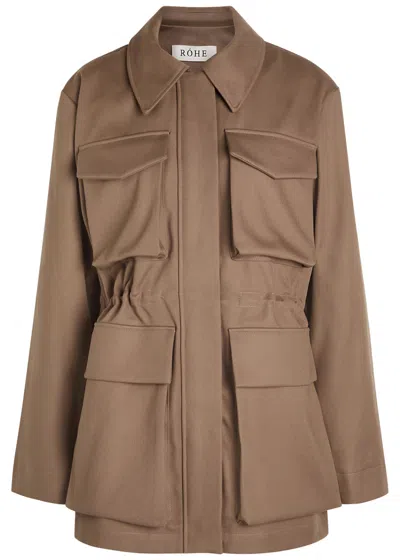 ROHE ROHE DRAWSTRING COTTON JACKET