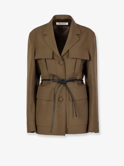 ROHE SAFARI VIRGIN WOOL BLAZER