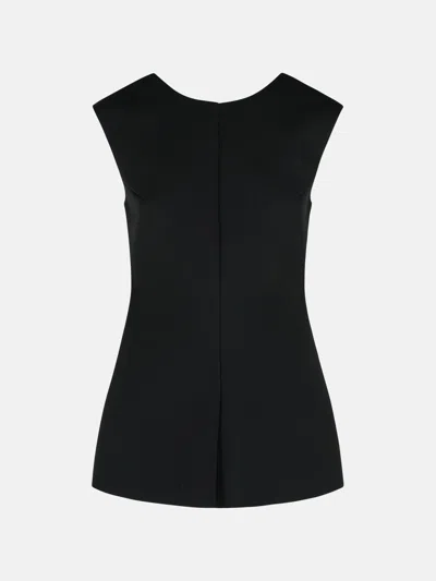 ROHE 'SCULPTURAL' WOOL BLEND TANK TOP