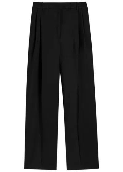 ROHE ROHE TAILORED WOOL-BLEND TROUSERS