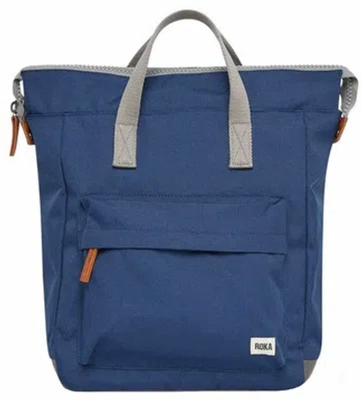 ROKA ROKA UNISEX BANTRY B MEDIUM SUSTAINABLE CANVAS BACKPACK - MINERAL NAVY